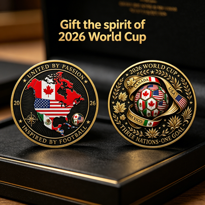 2026 Three Nations One Goal Challenge Coin