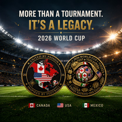 2026 Three Nations One Goal Challenge Coin