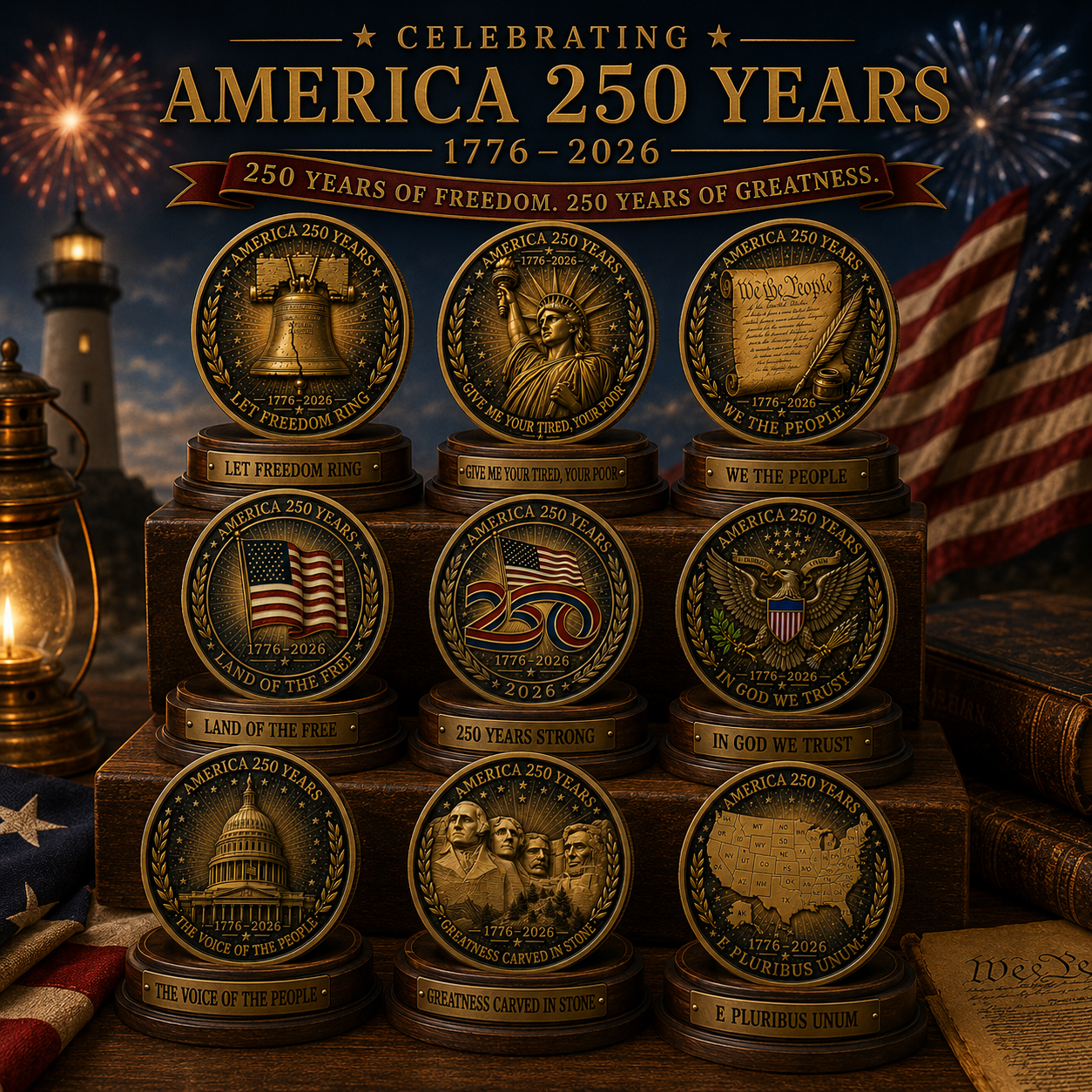 The Semiquincentennial Keepsake Set : 250 Years of Greatness