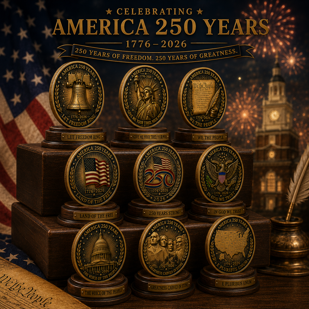 The Semiquincentennial Keepsake Set : 250 Years of Greatness