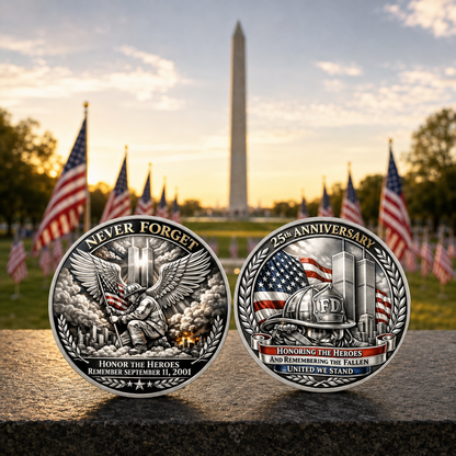 25th Anniversary Honor the Heroes & Remember the Fallen Commemorative Coin