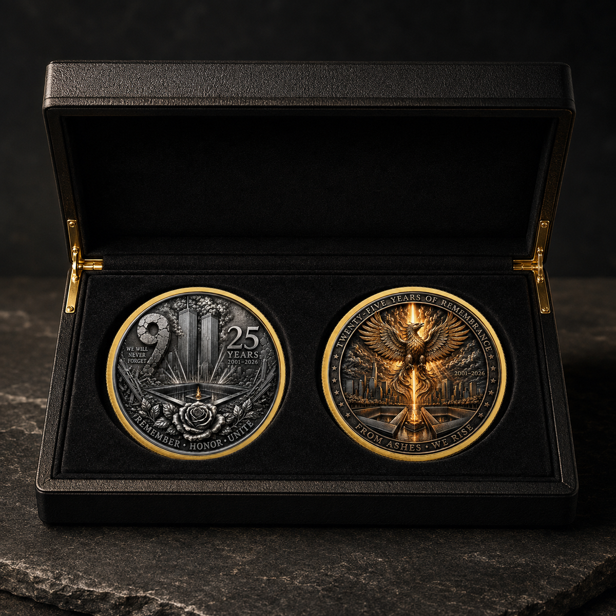 The "25 YEARS OF REMEMBRANCE" Commemorative Coin
