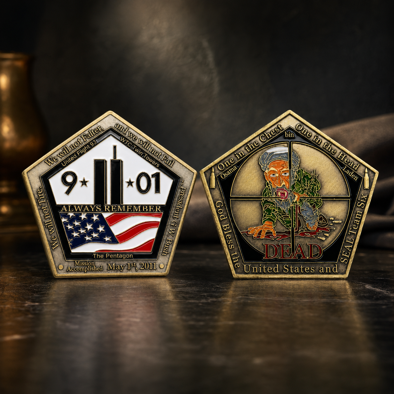 9/11 Tribute & Special Forces Heritage Coin