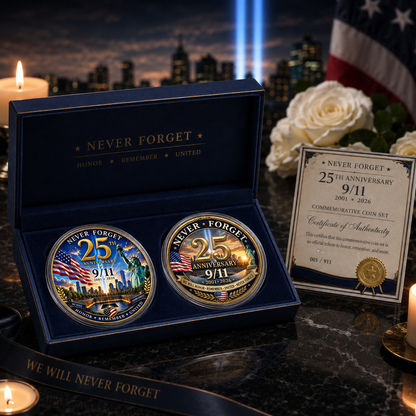 The "Honor. Remember. United." 25th Anniversary 9/11 Tribute Coin