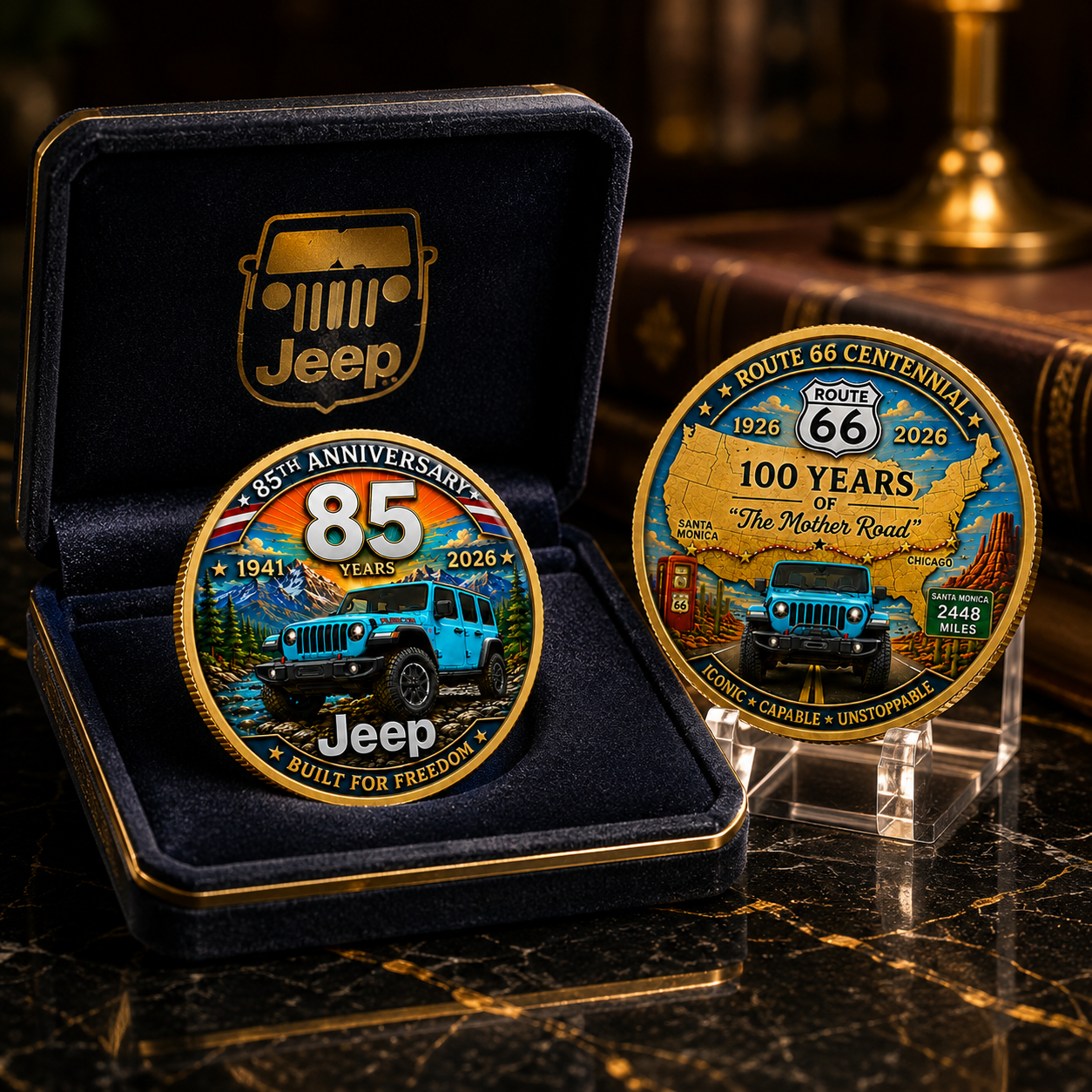 Jeep 85th Anniversary Evolution Commemorative Coin
