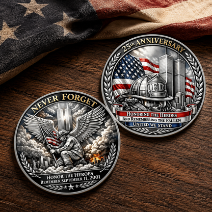 25th Anniversary Honor the Heroes & Remember the Fallen Commemorative Coin