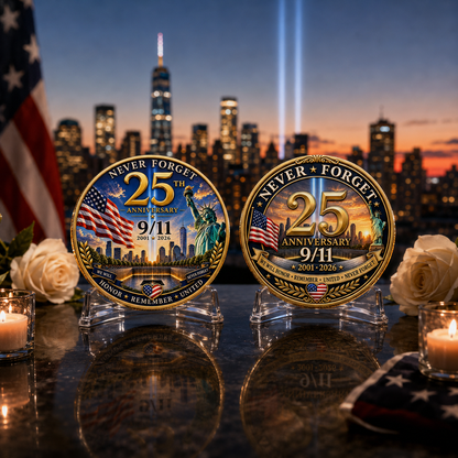 The "Honor. Remember. United." 25th Anniversary 9/11 Tribute Coin
