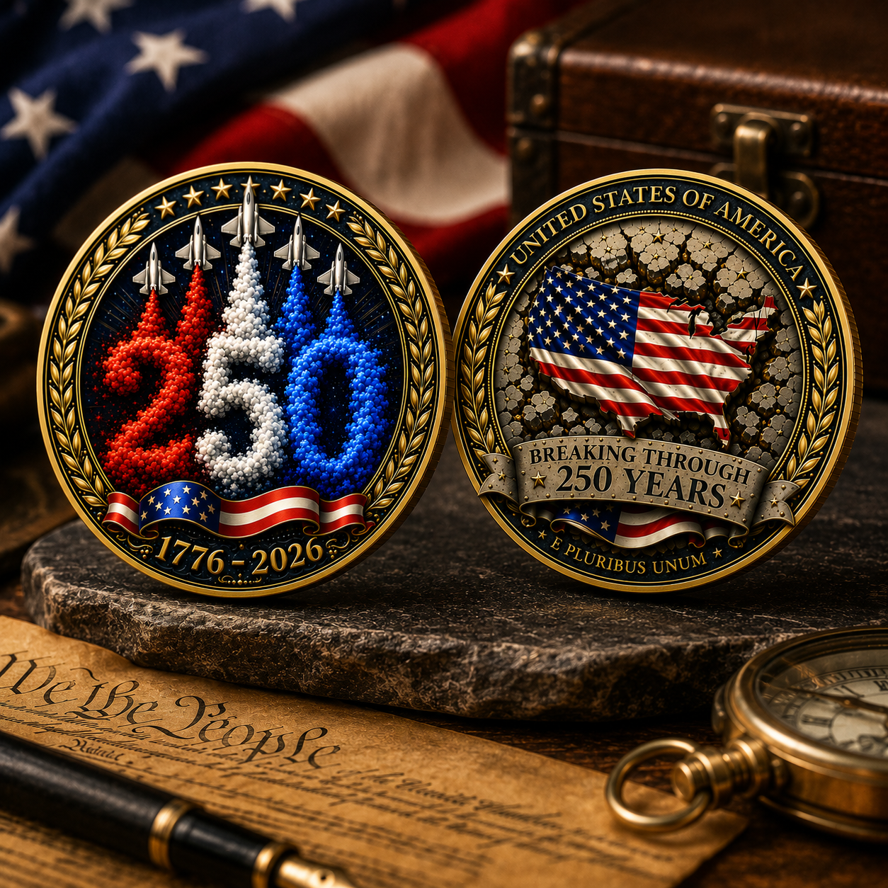 250 Years of Freedom Commemorative Coin