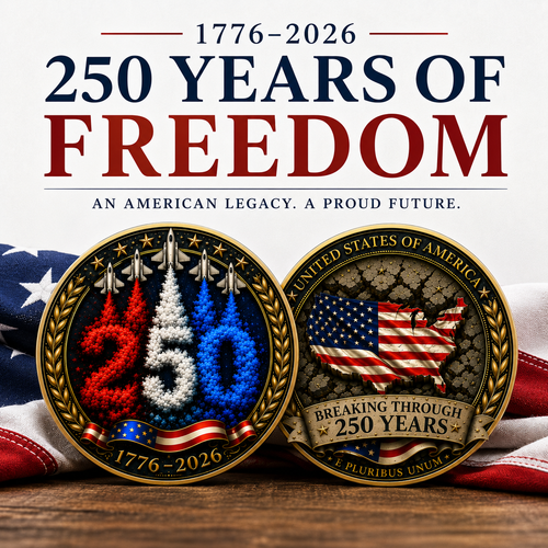250 Years of Freedom Commemorative Coin
