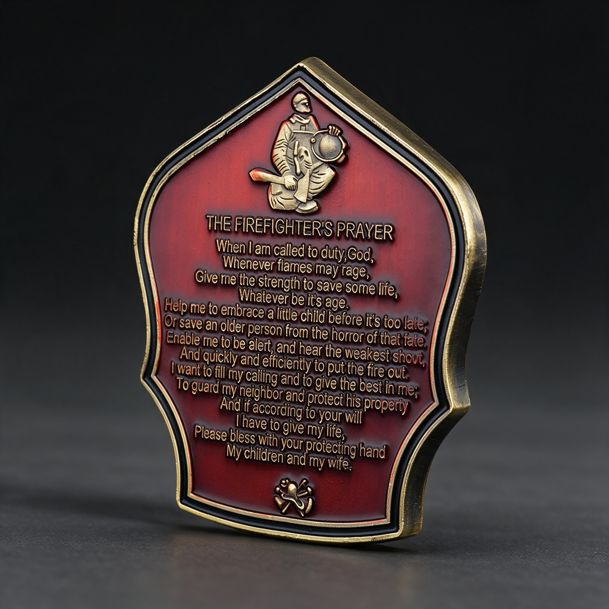 911 Firefighter Challenge Coin: FDNY Fallen Heroes Commemorative