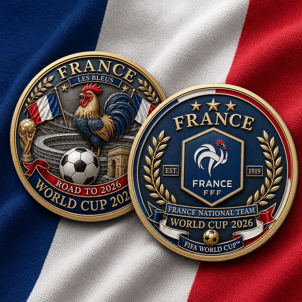France Premium WC26 Commemorative Coin