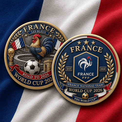 France Premium WC26 Commemorative Coin