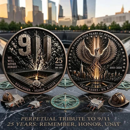 9/11 25th Anniversary Memorial Coin