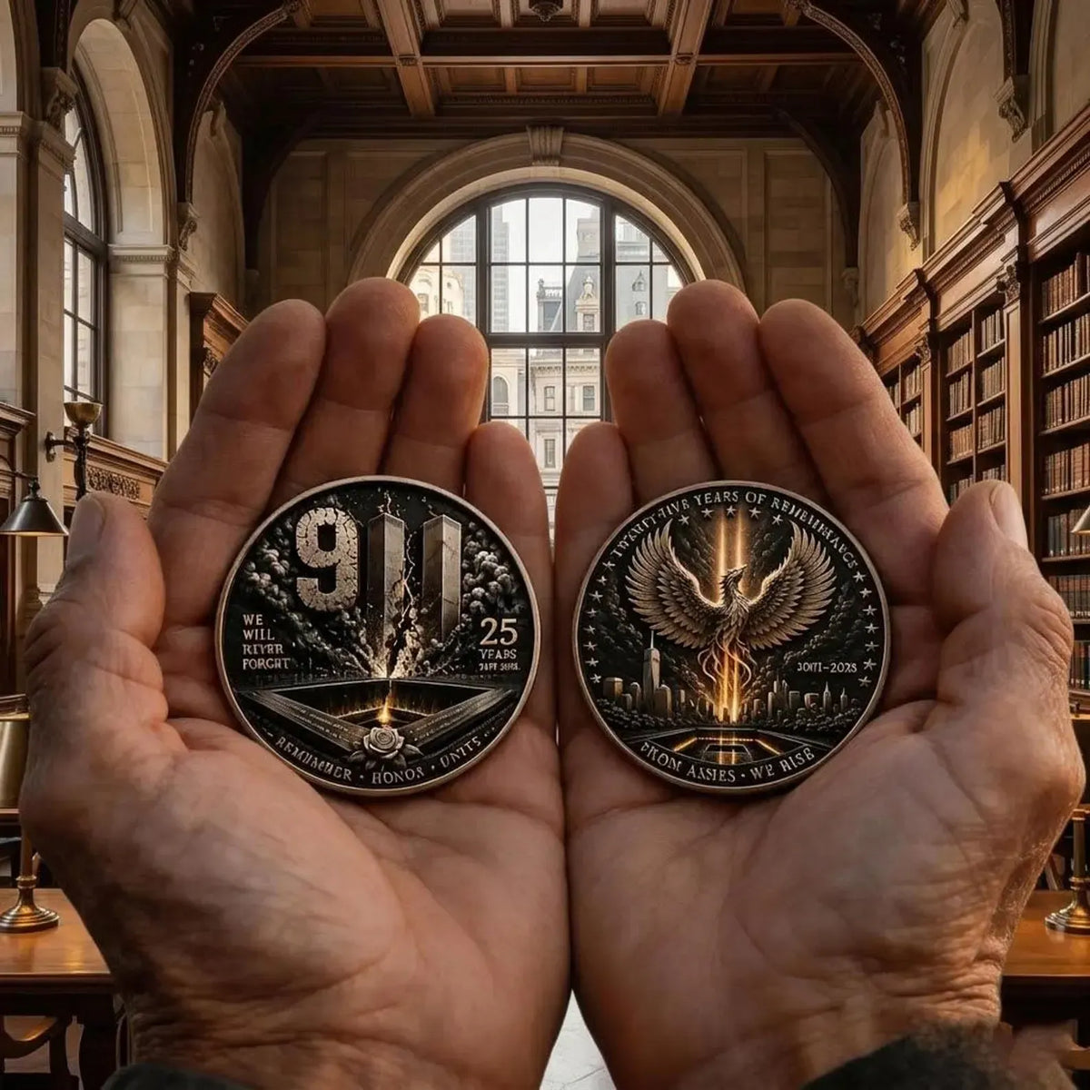 9/11 25th Anniversary Memorial Coin