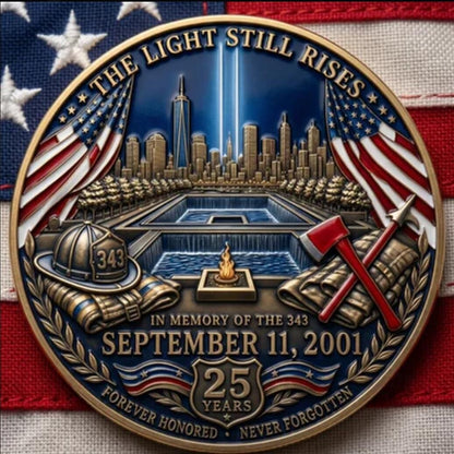 9/11 343 Never Forget 25th Anniversary Coin