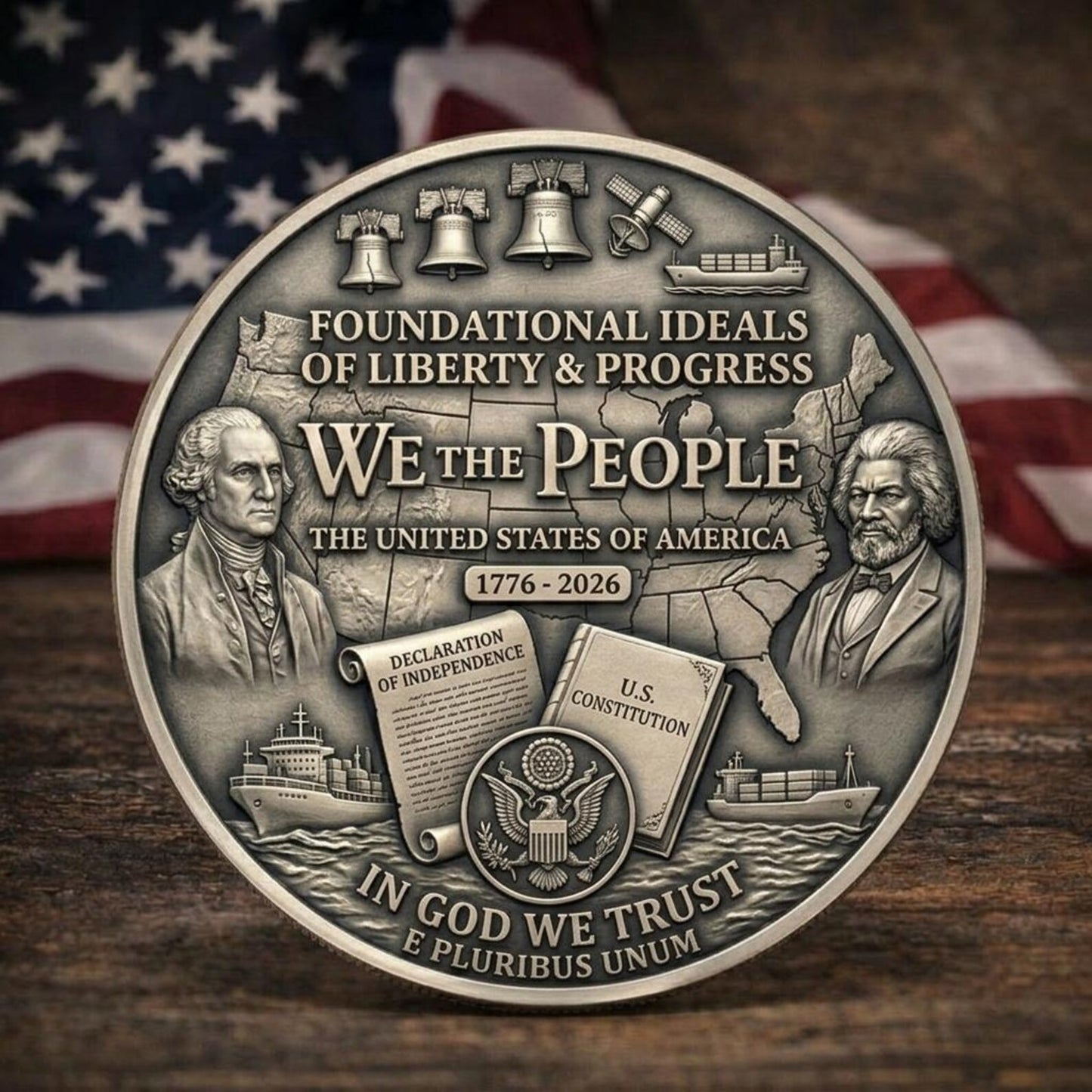 1776–2026 Patriotic Freedom Commemorative Coin