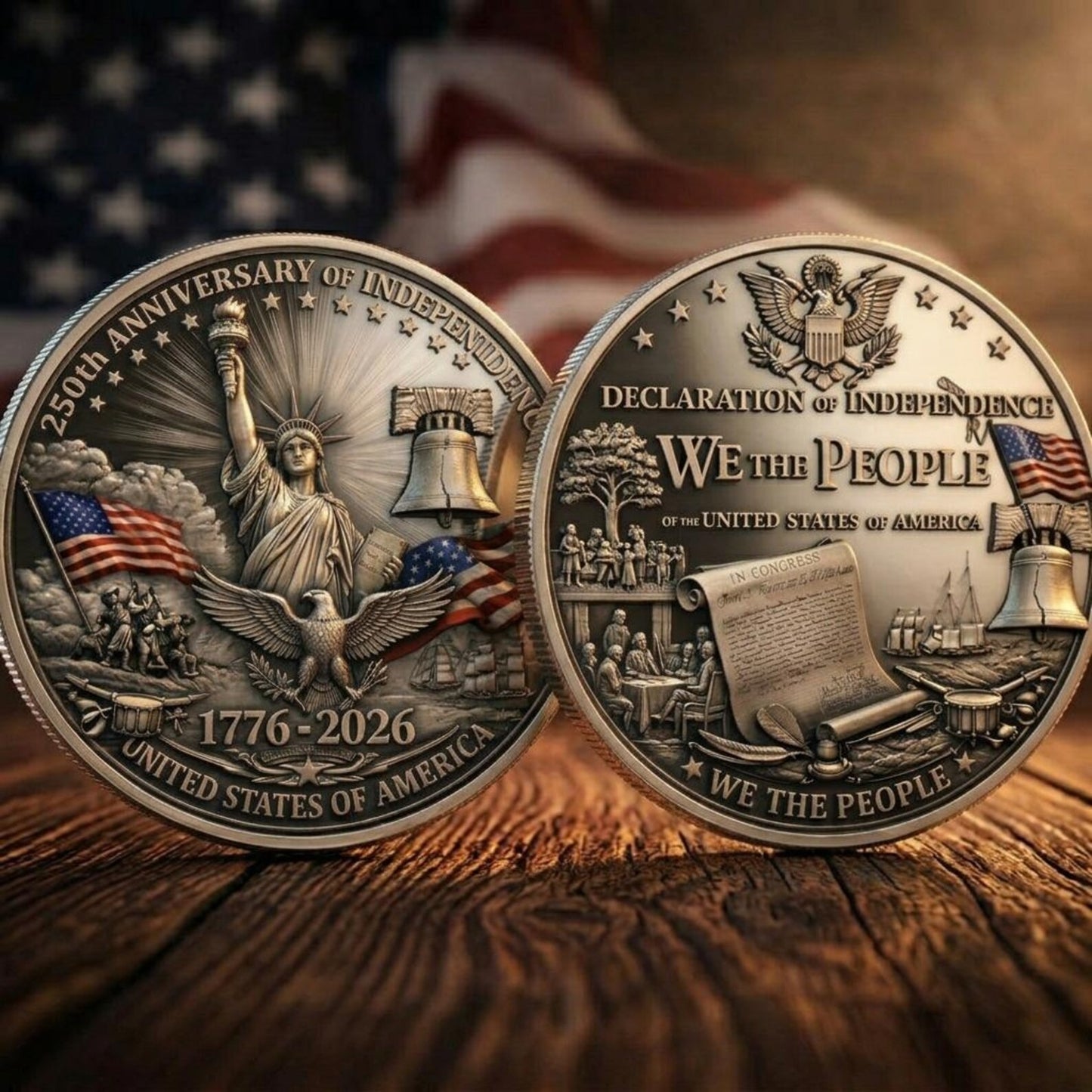 1776–2026 Patriotic Freedom Commemorative Coin