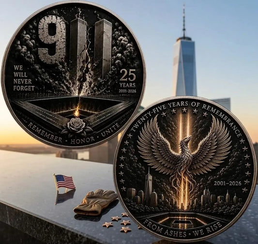 9/11 25th Anniversary Memorial Coin